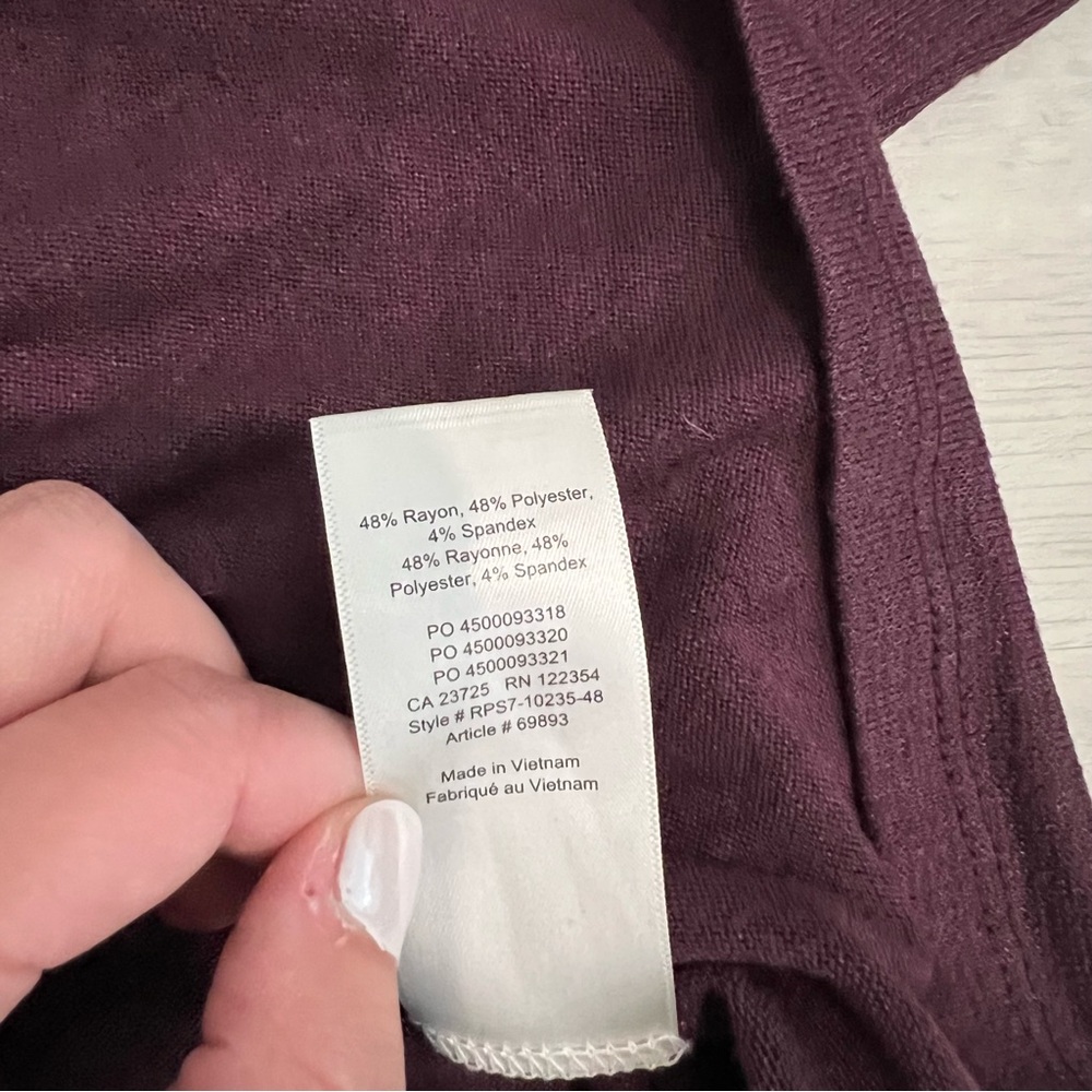 Aritzia Wilfred Free Purple Turtleneck Sweater - Picture 3 of 3
